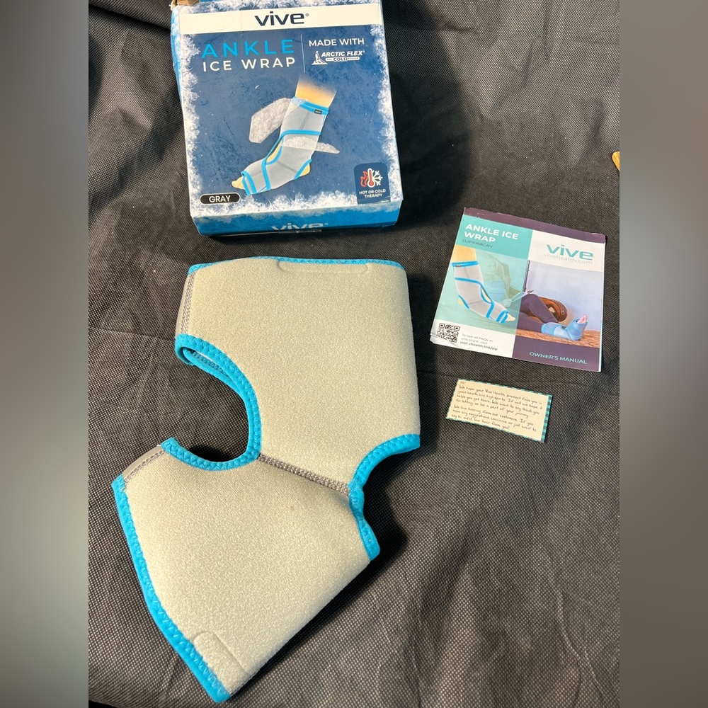Gray Ankle Ice/hot Wrap